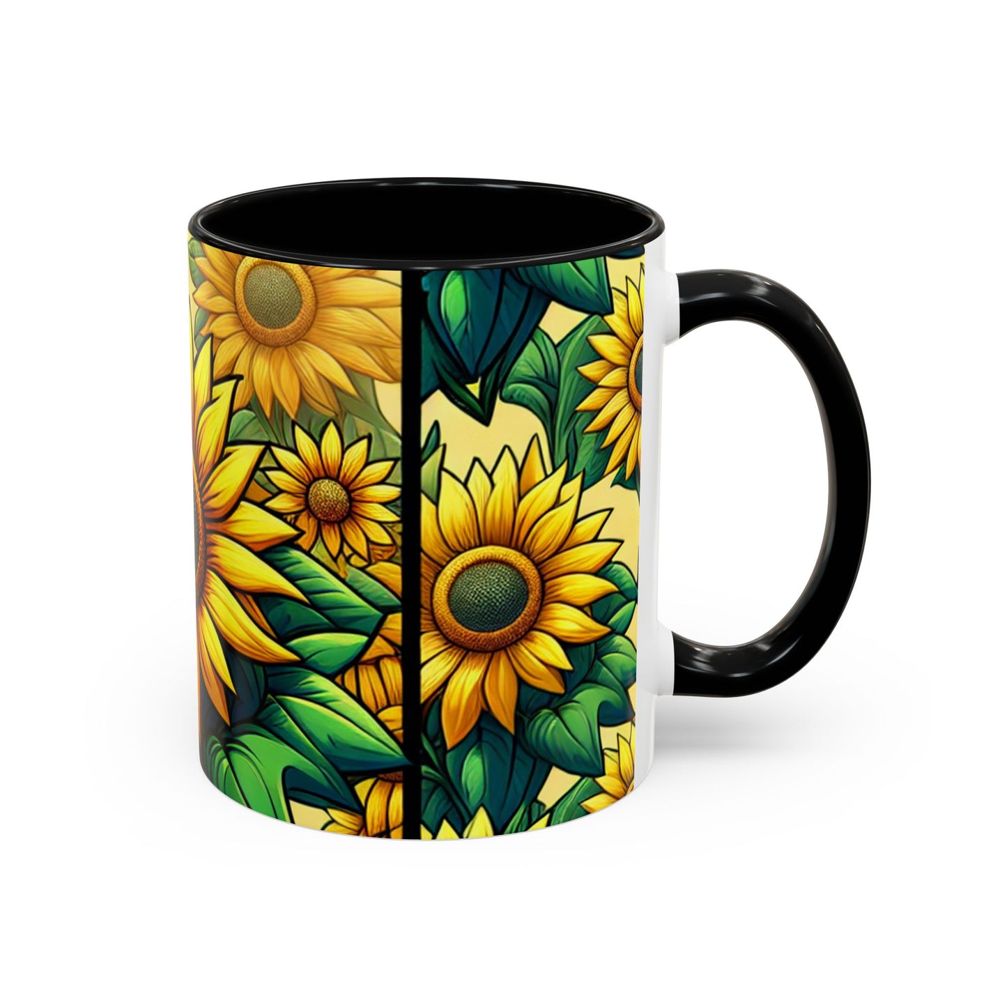 Golden Helianthus Haven - Mugs