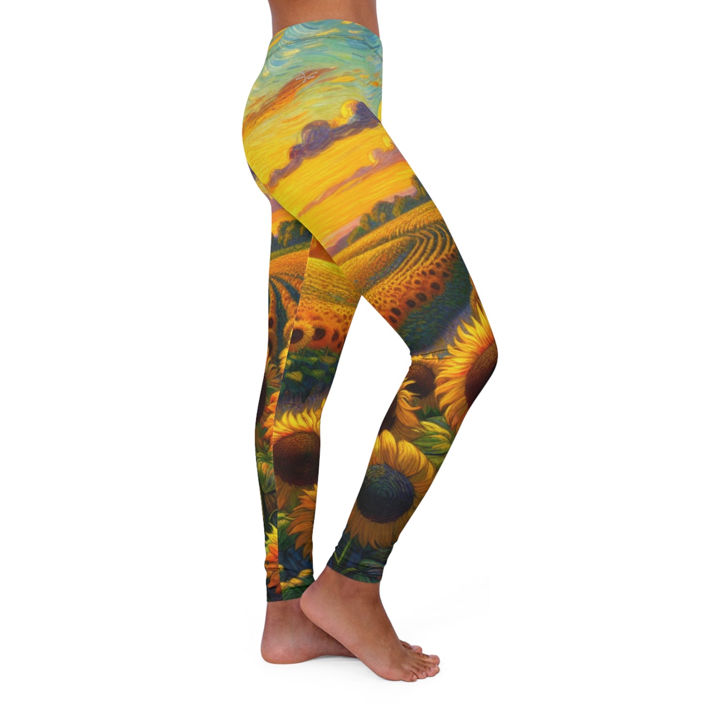 Amber Sundown Symphony - Leggings