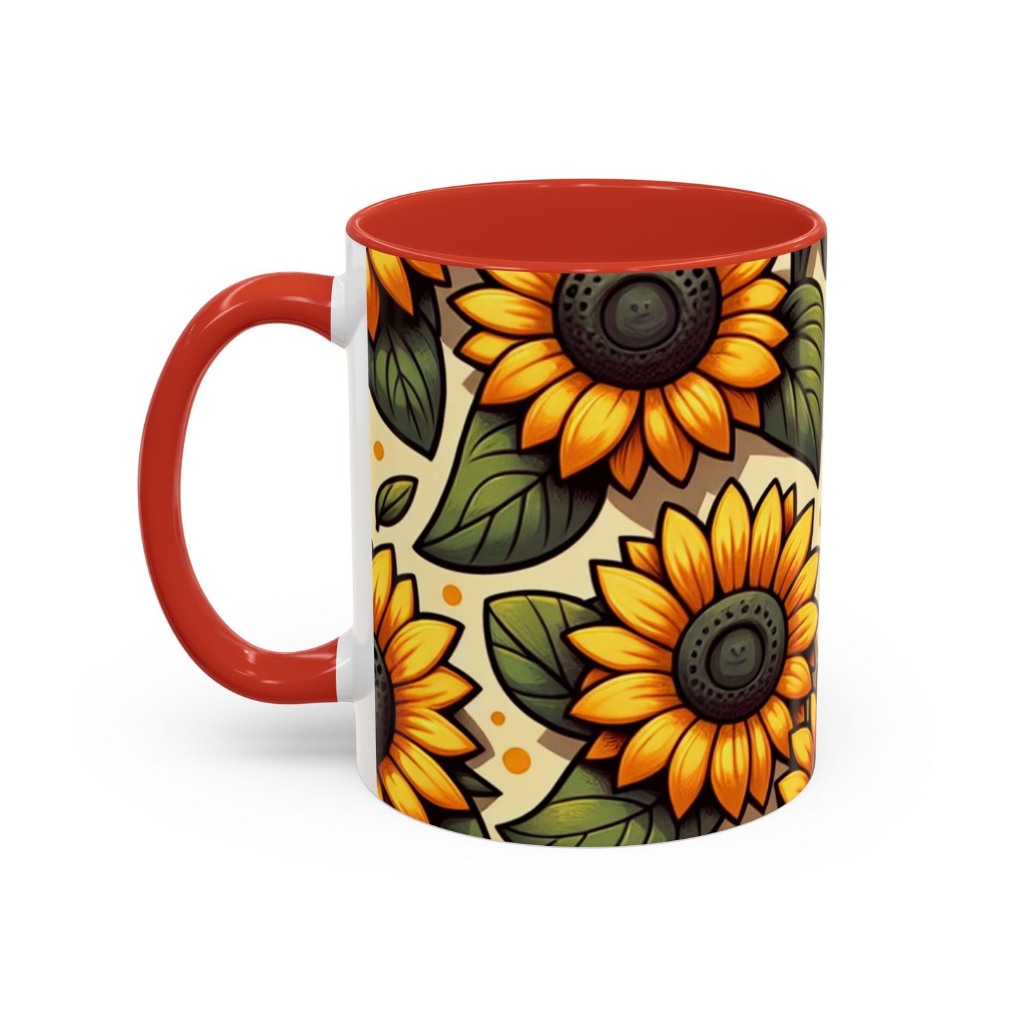 Sunshine Meadow Sunflower Array - Mugs