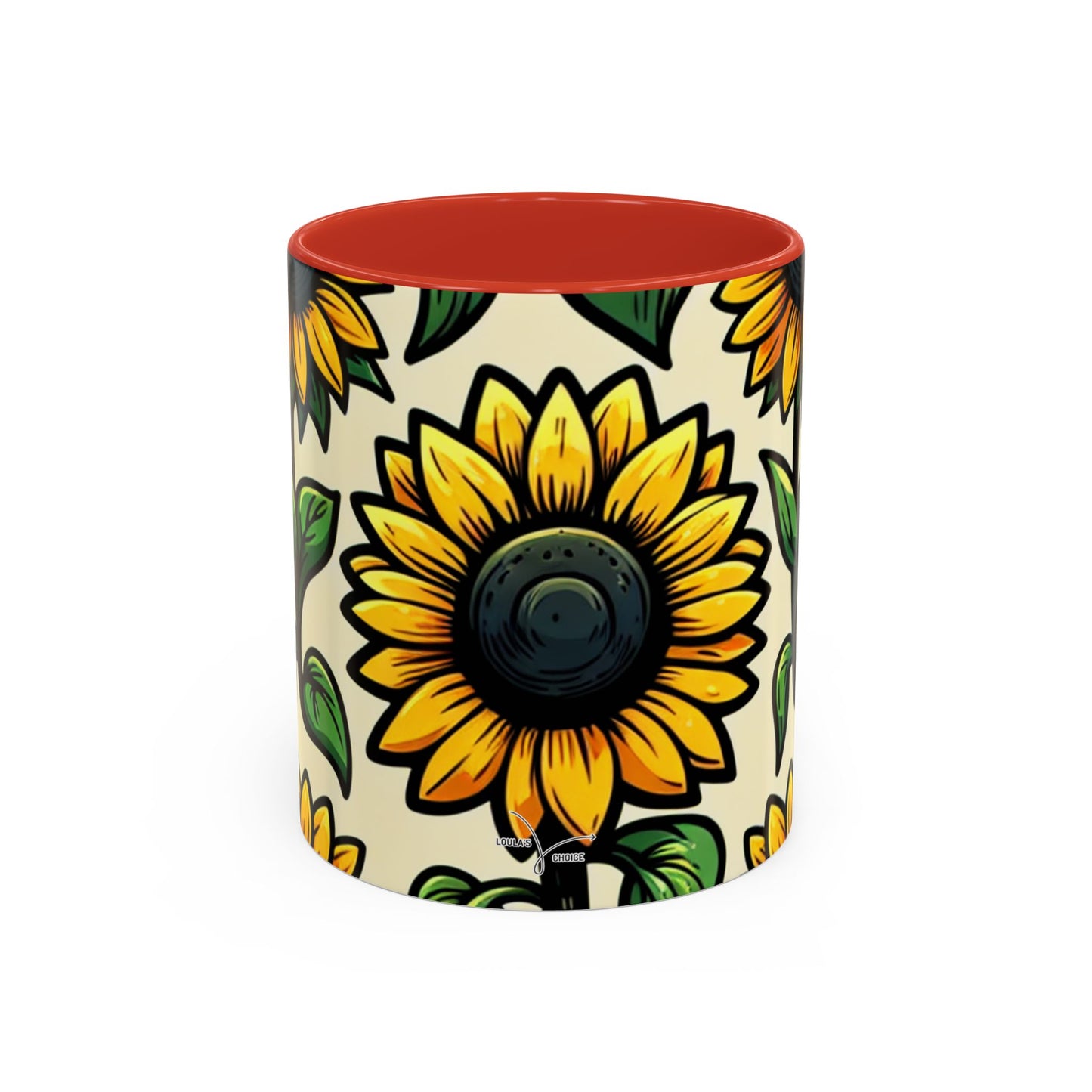 Sunlit Sunflower Delight - Mugs