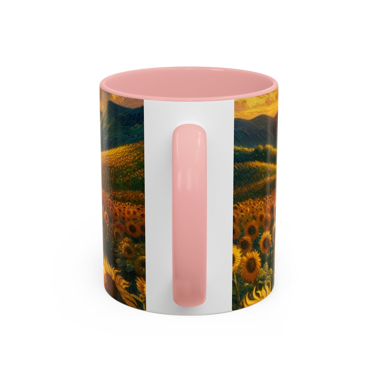 Sunflower Radiance Swirl - Mugs