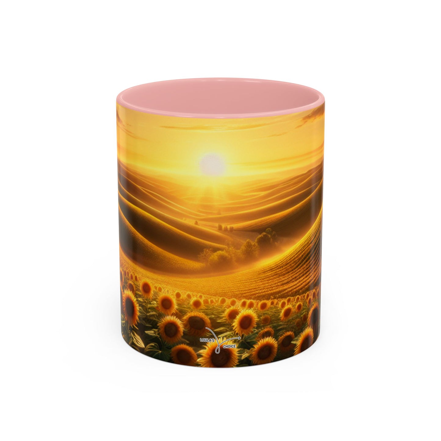 Amber Waves of Sunflower Majesty - Mugs