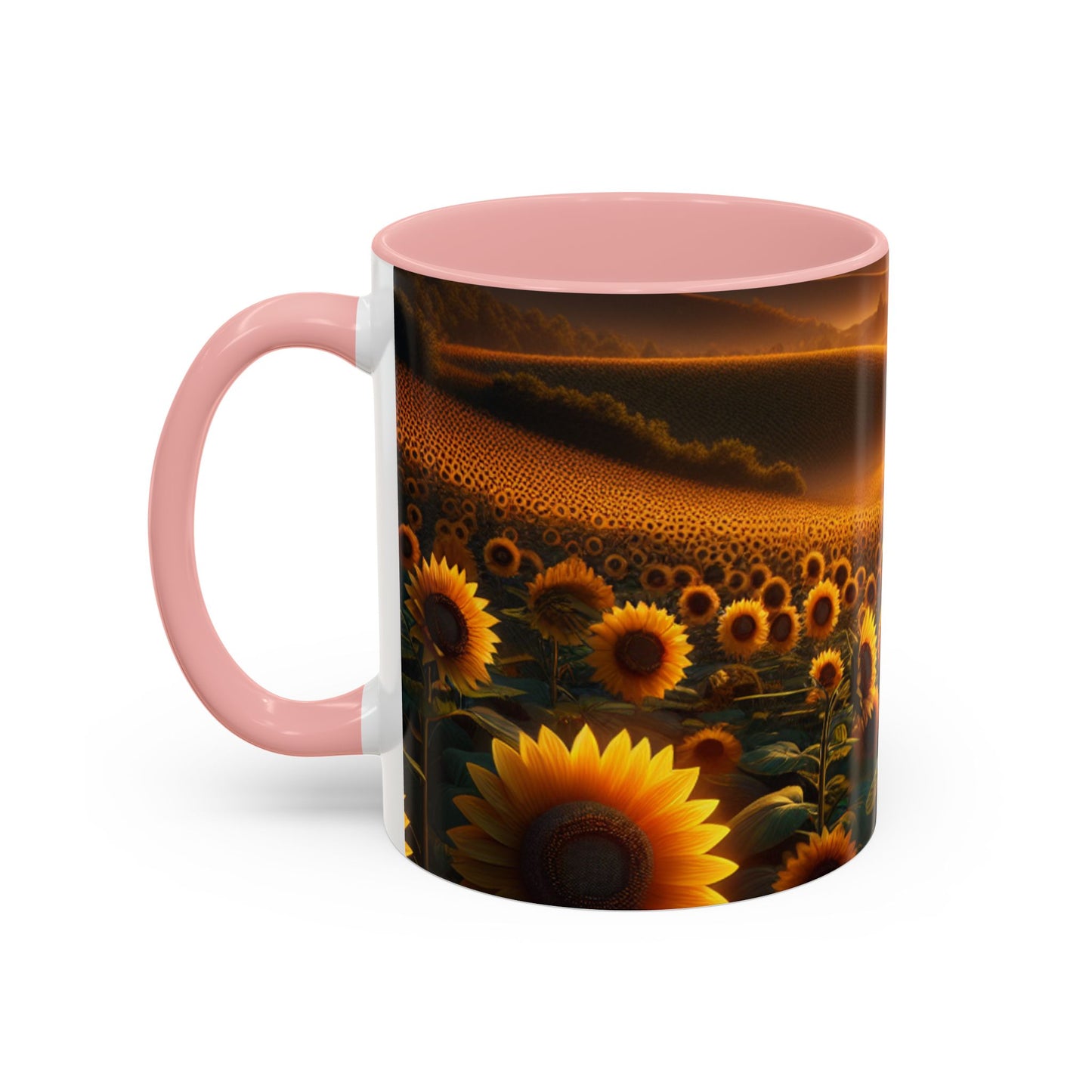 Amber Horizons Sunflower Array - Mugs
