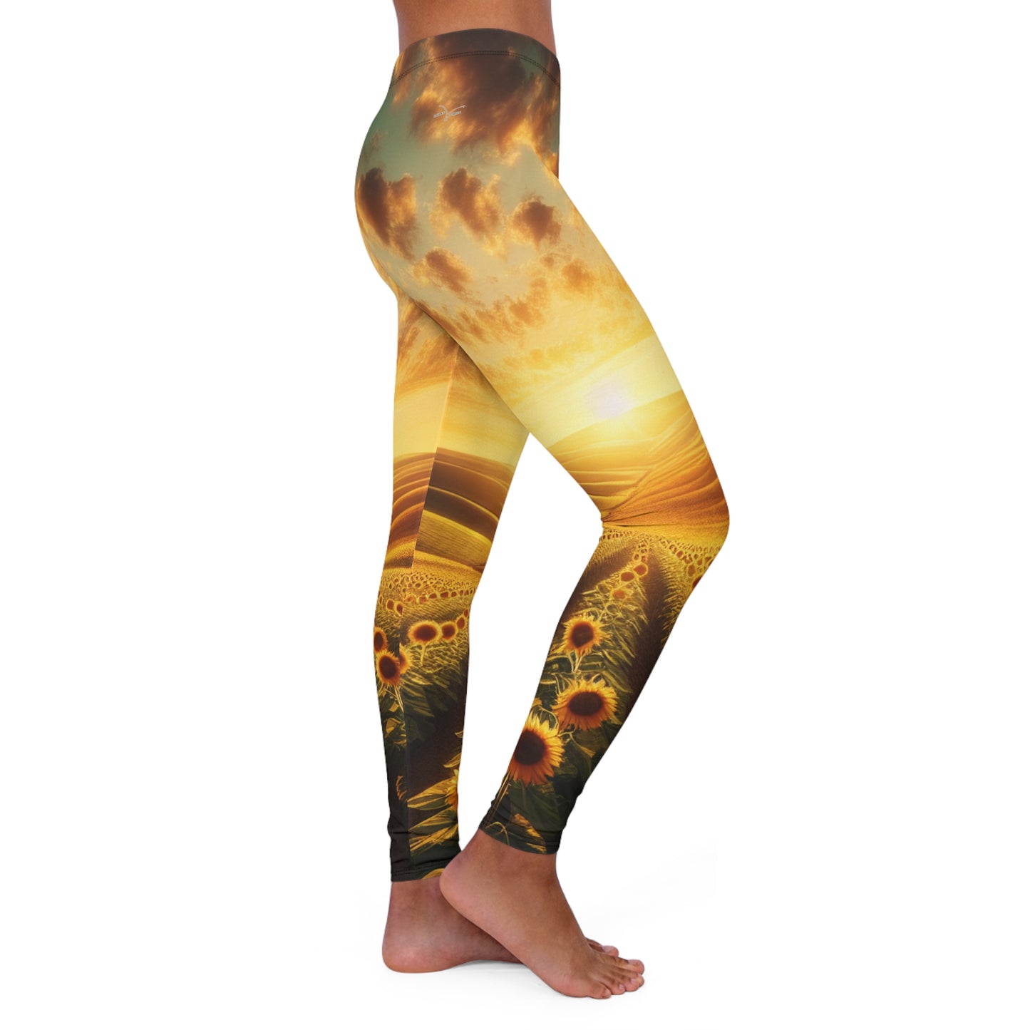 Amber Radiance Sunflower Valley - Leggings
