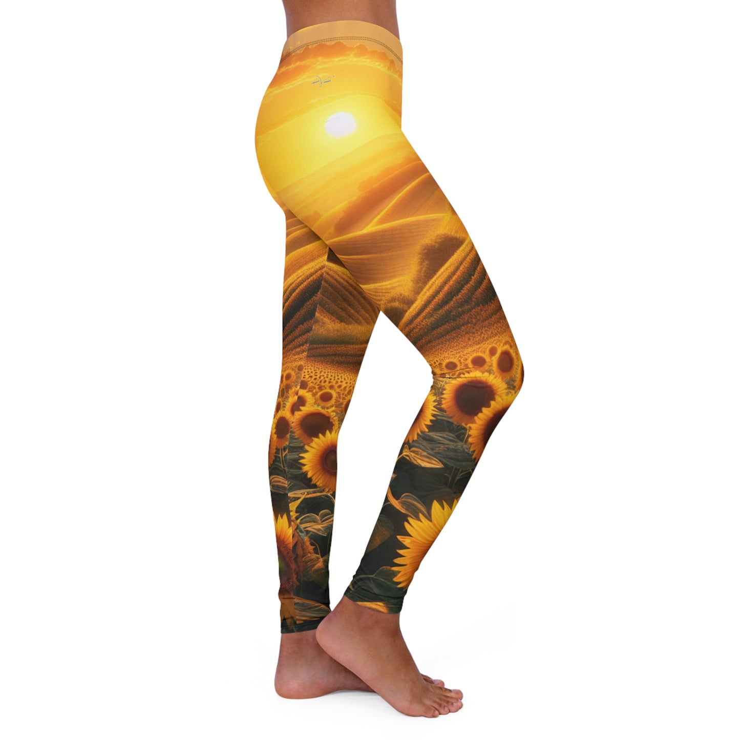 Amber Waves of Bloom - Leggings