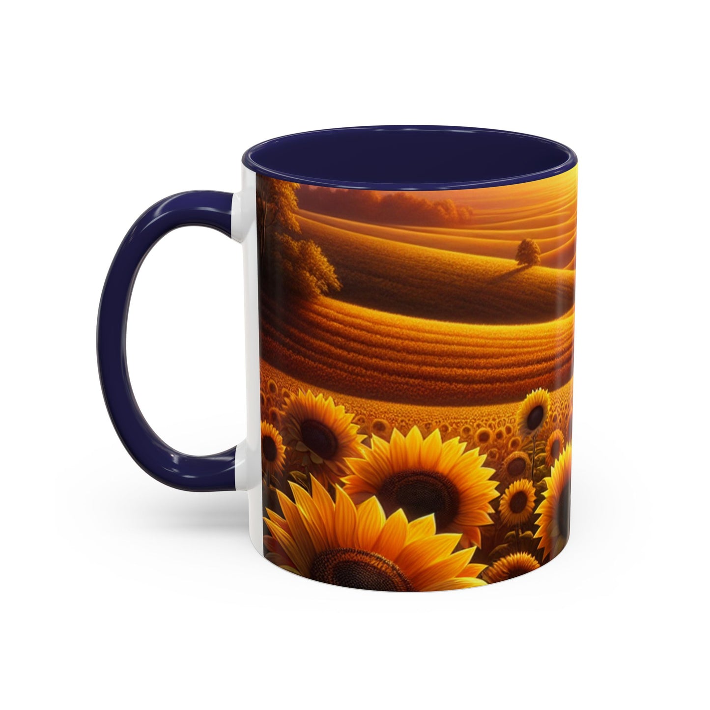 Amber Sunset Fields - Mugs