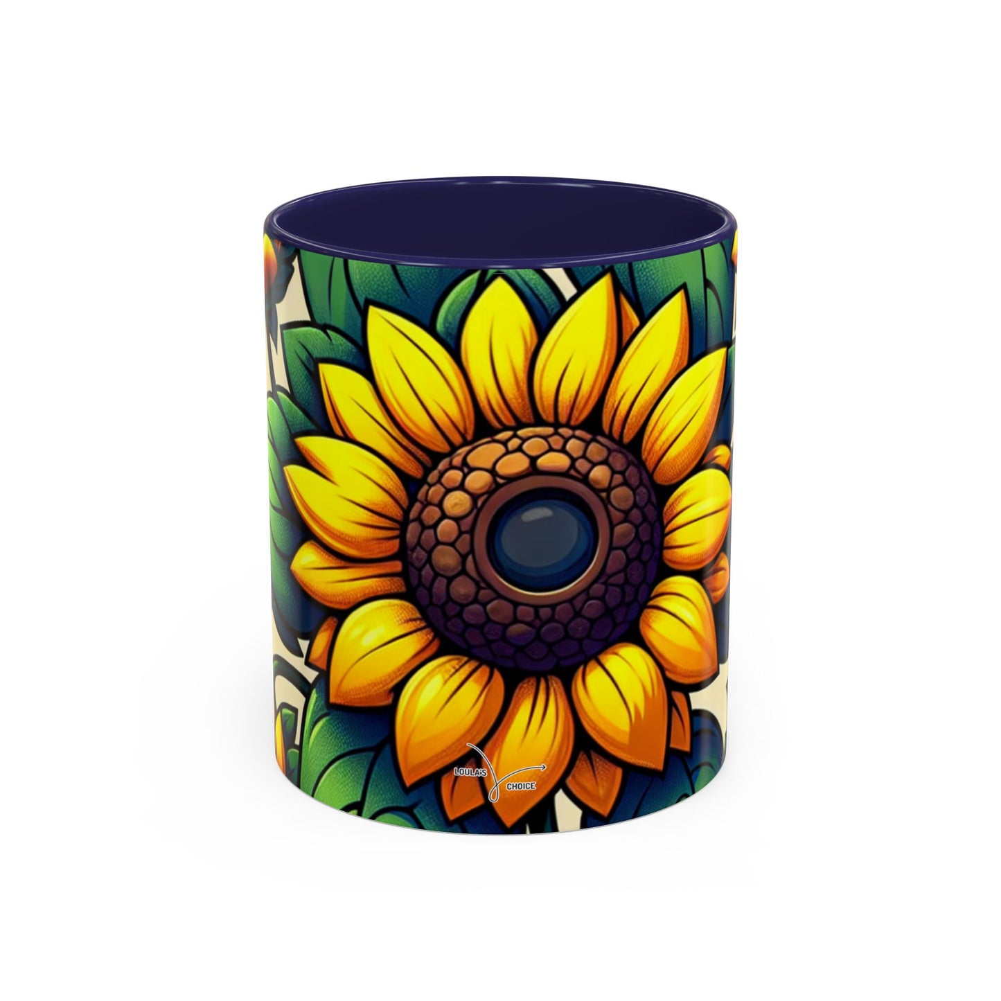 Golden Helianthus Haven - Mugs