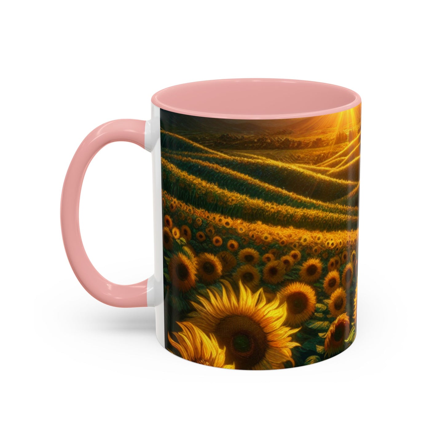 Sunrise Helianthus Waves - Mugs