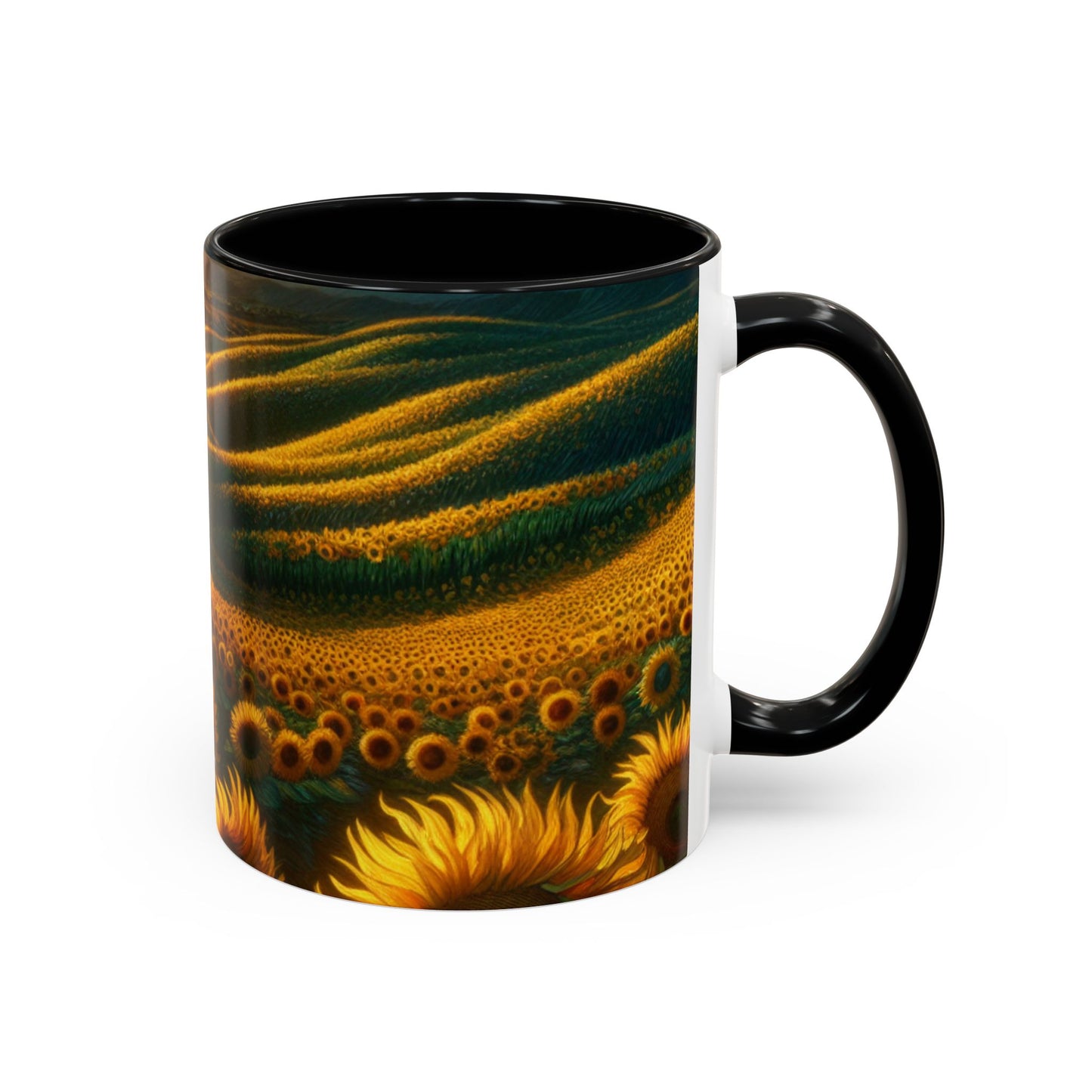Sunrise Helianthus Waves - Mugs