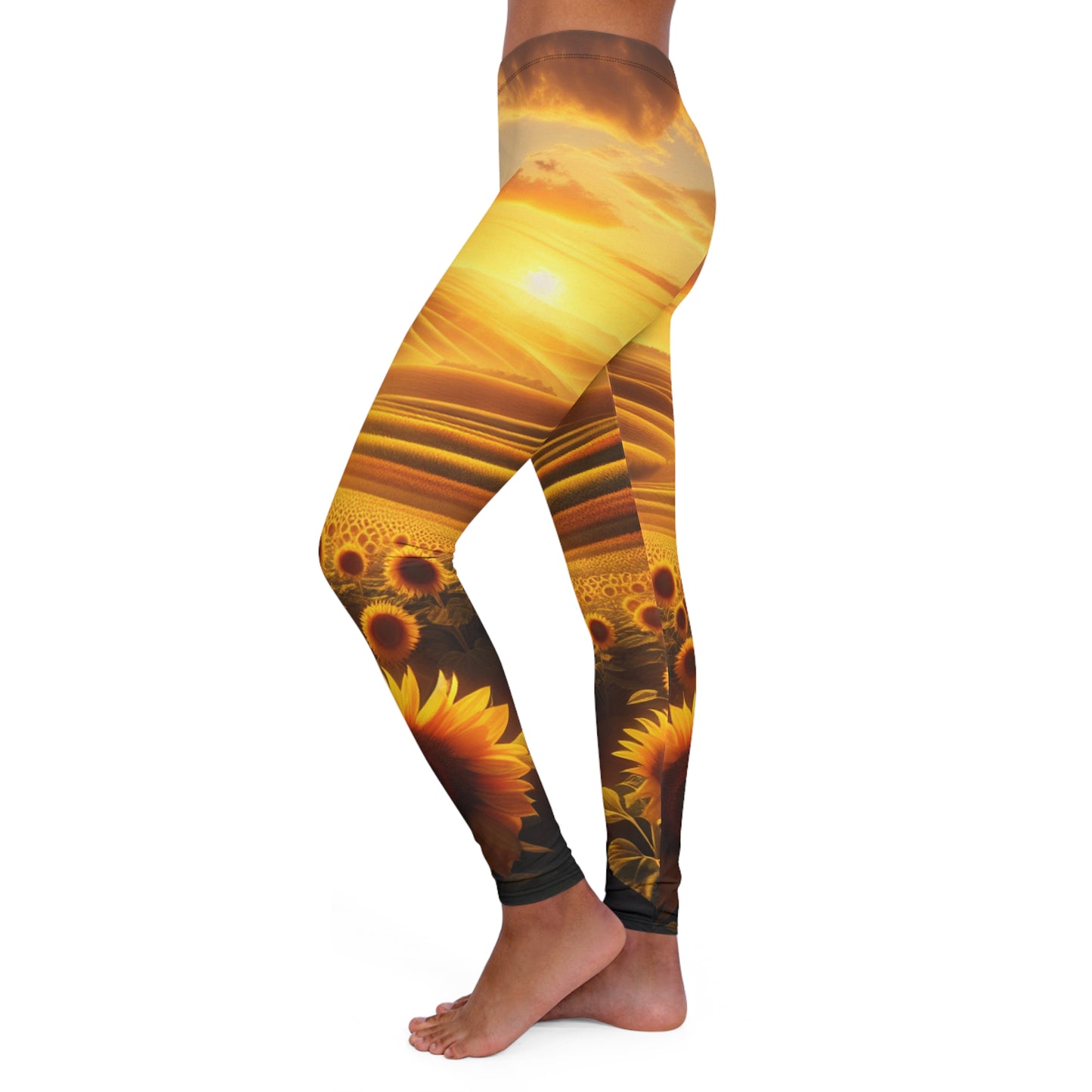 Golden Sunrise Tapestry - Leggings