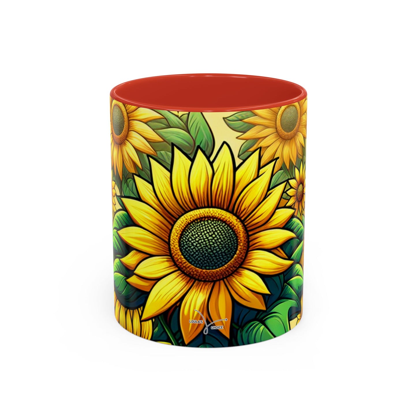 Golden Helianthus Haven - Mugs