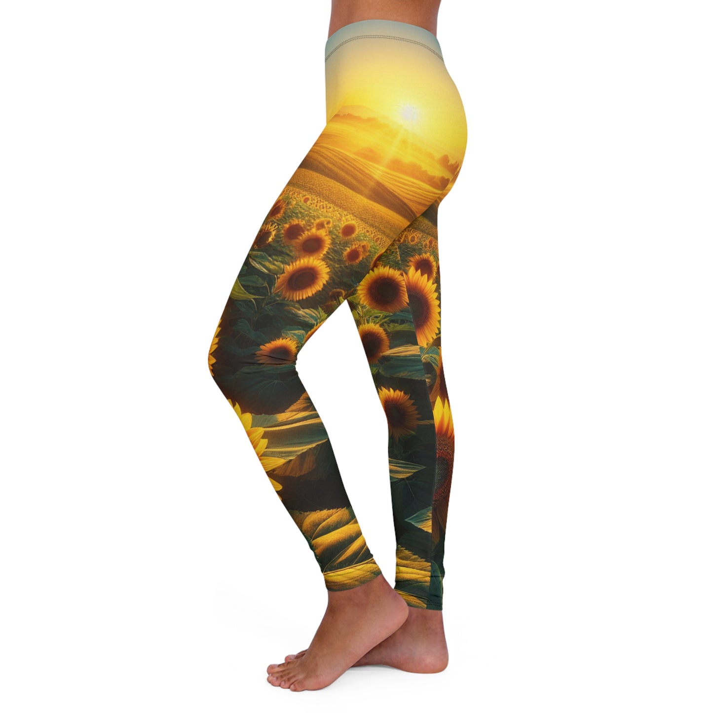 Amber Sunrise Serenade - Leggings