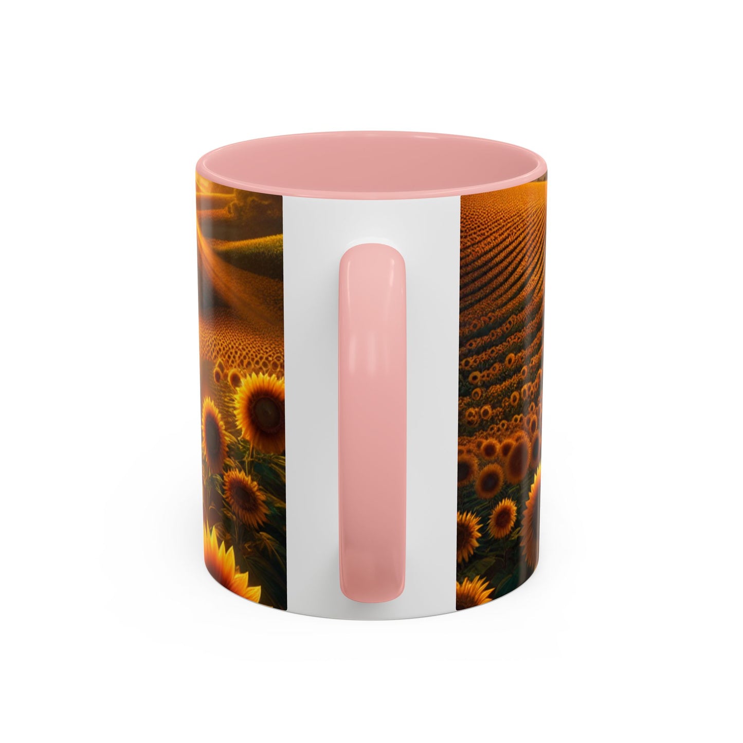 Amber Radiance Sunflower Fields - Mugs