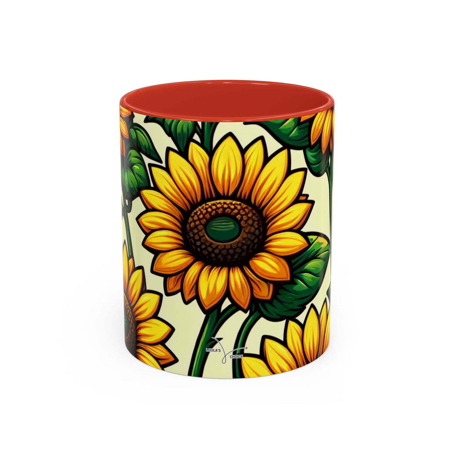 Golden Helianthus Haven - Mugs