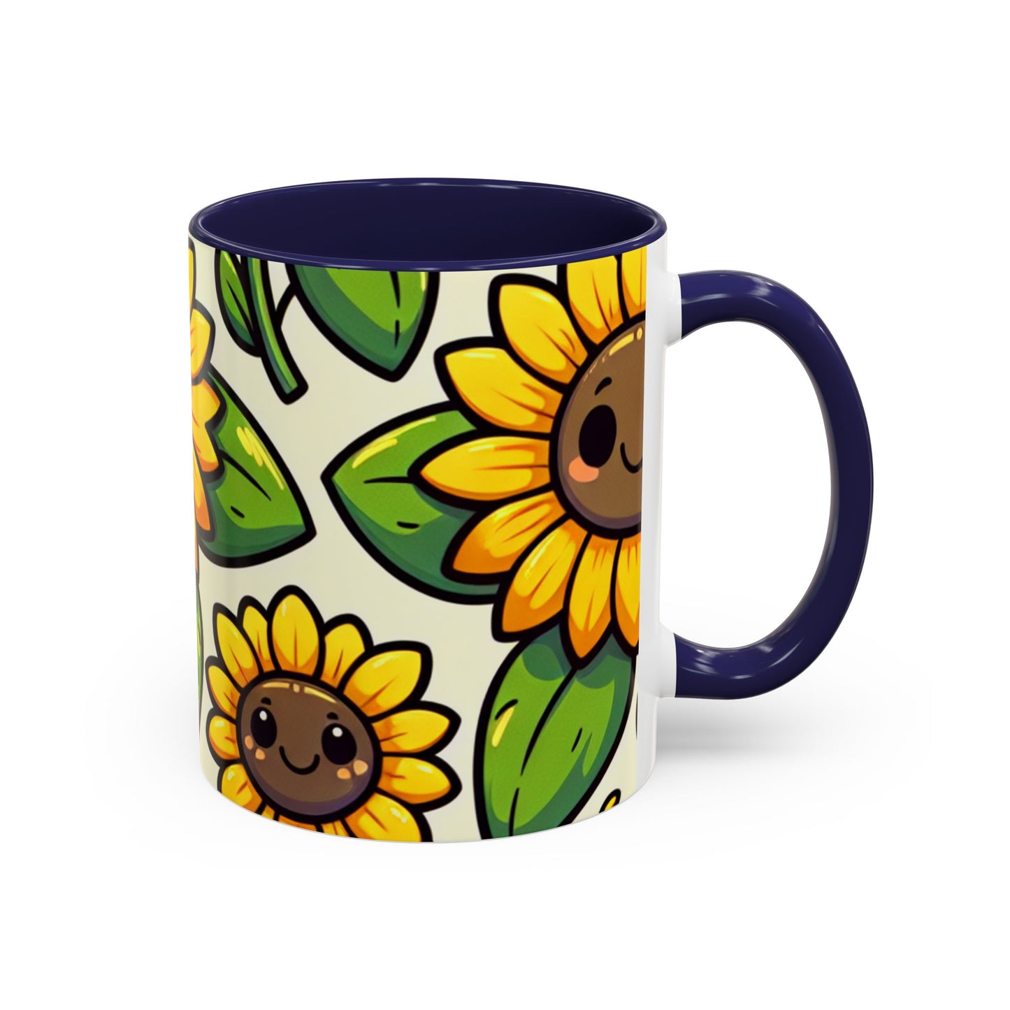 Sunny Smiles Floral Delight - Mugs