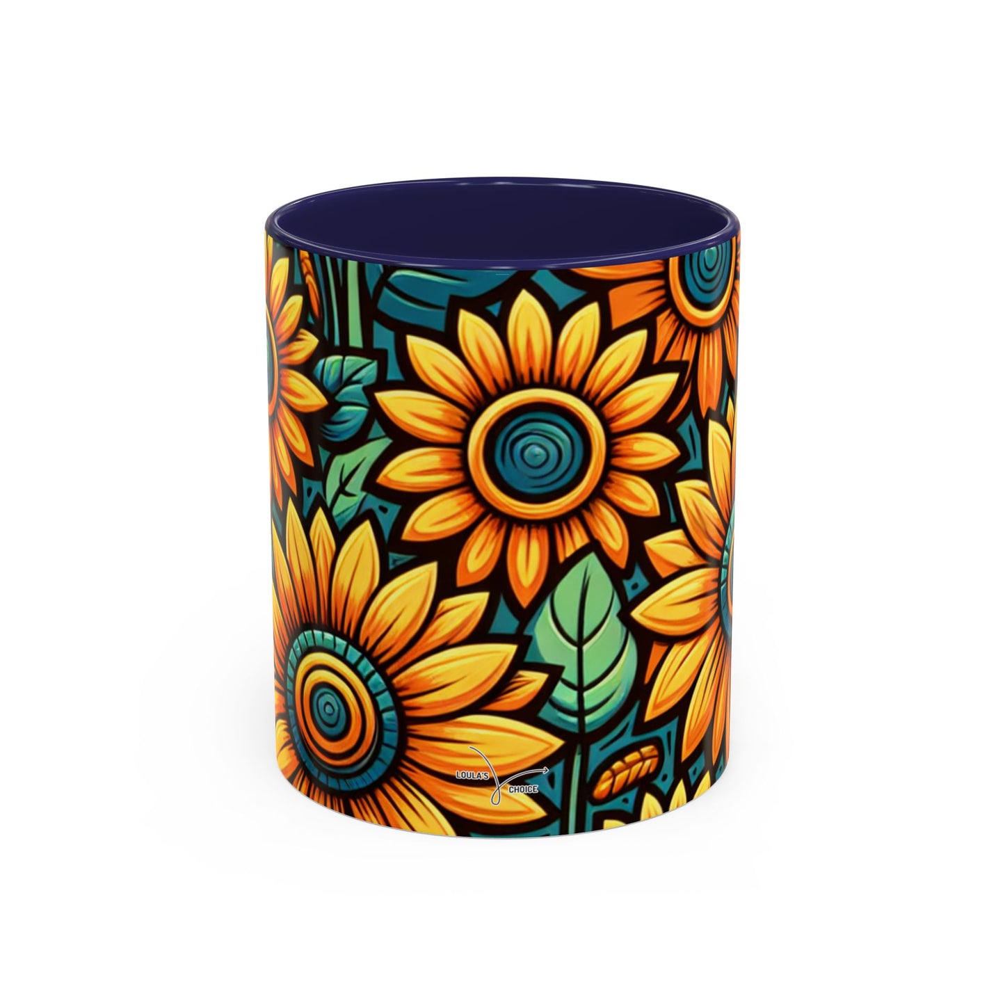 Azure Autumn Sunflower Medley - Mugs