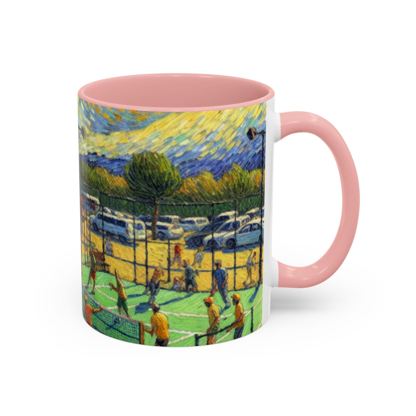 Starry Pickleball Dreamscape Pattern - Mugs