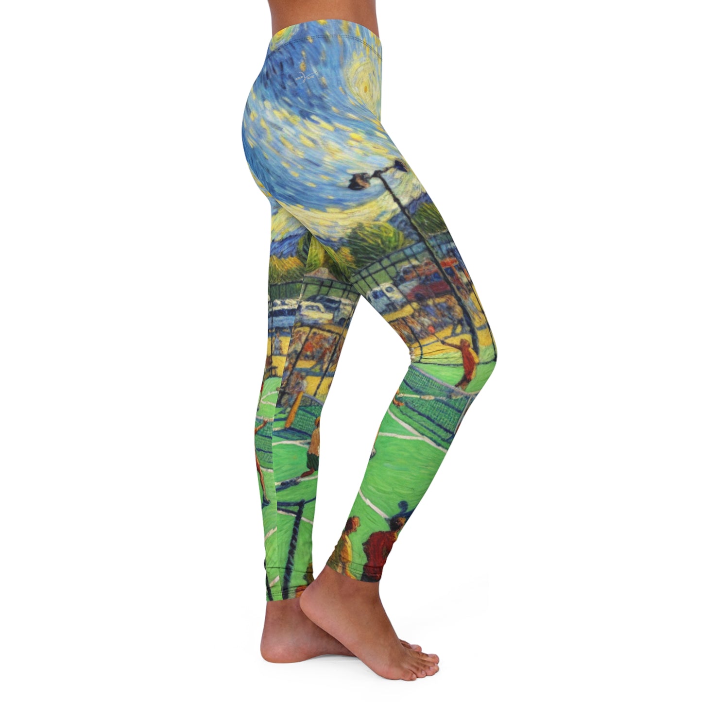 Starry Pickleball Dreamscape Pattern - Leggings