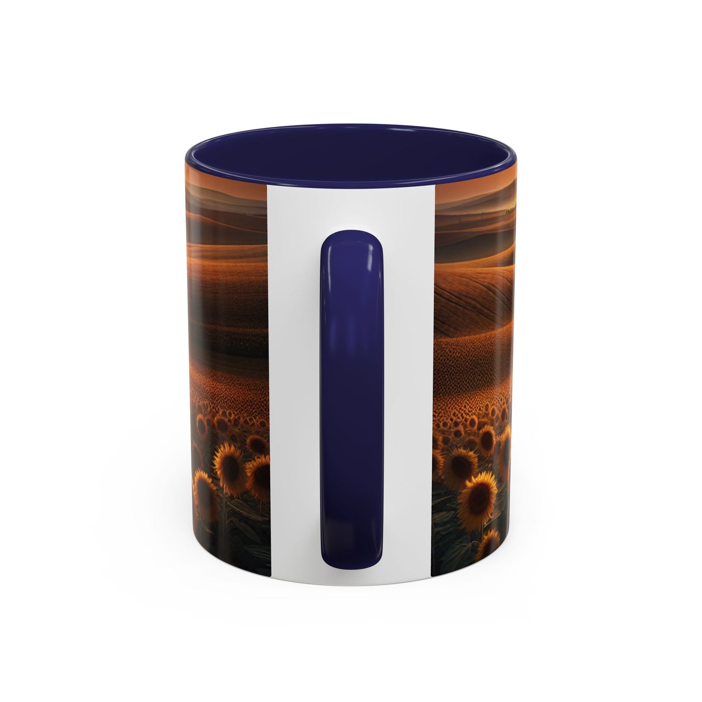 Amber Radiance Sunflower Fields - Mugs