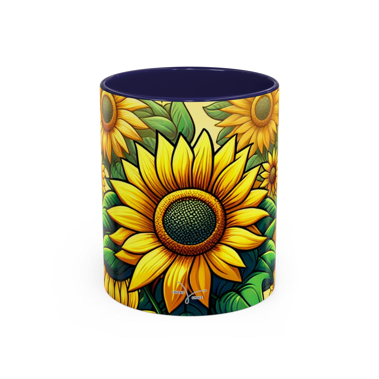 Golden Helianthus Haven - Mugs