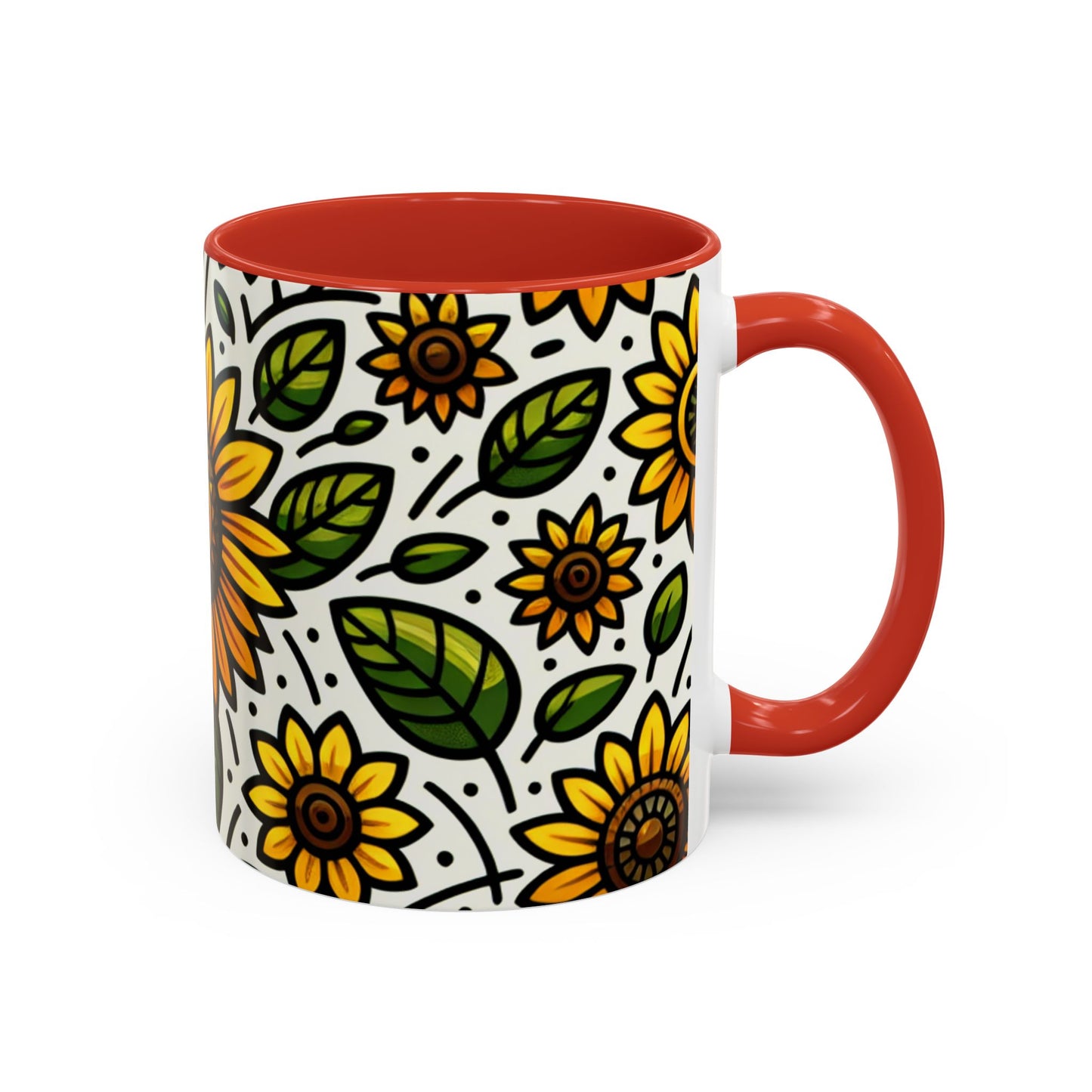 Summer Radiance Sunflower Bloom - Mugs