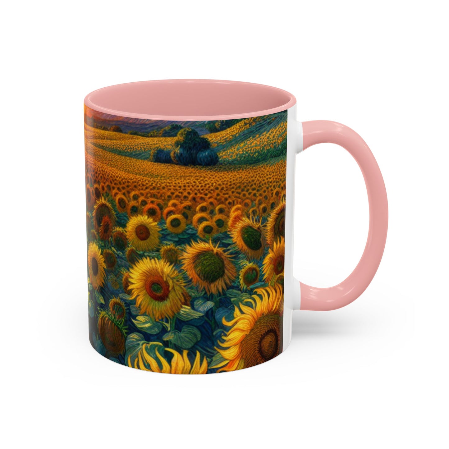 Sundrenched Helianthus Valley - Mugs