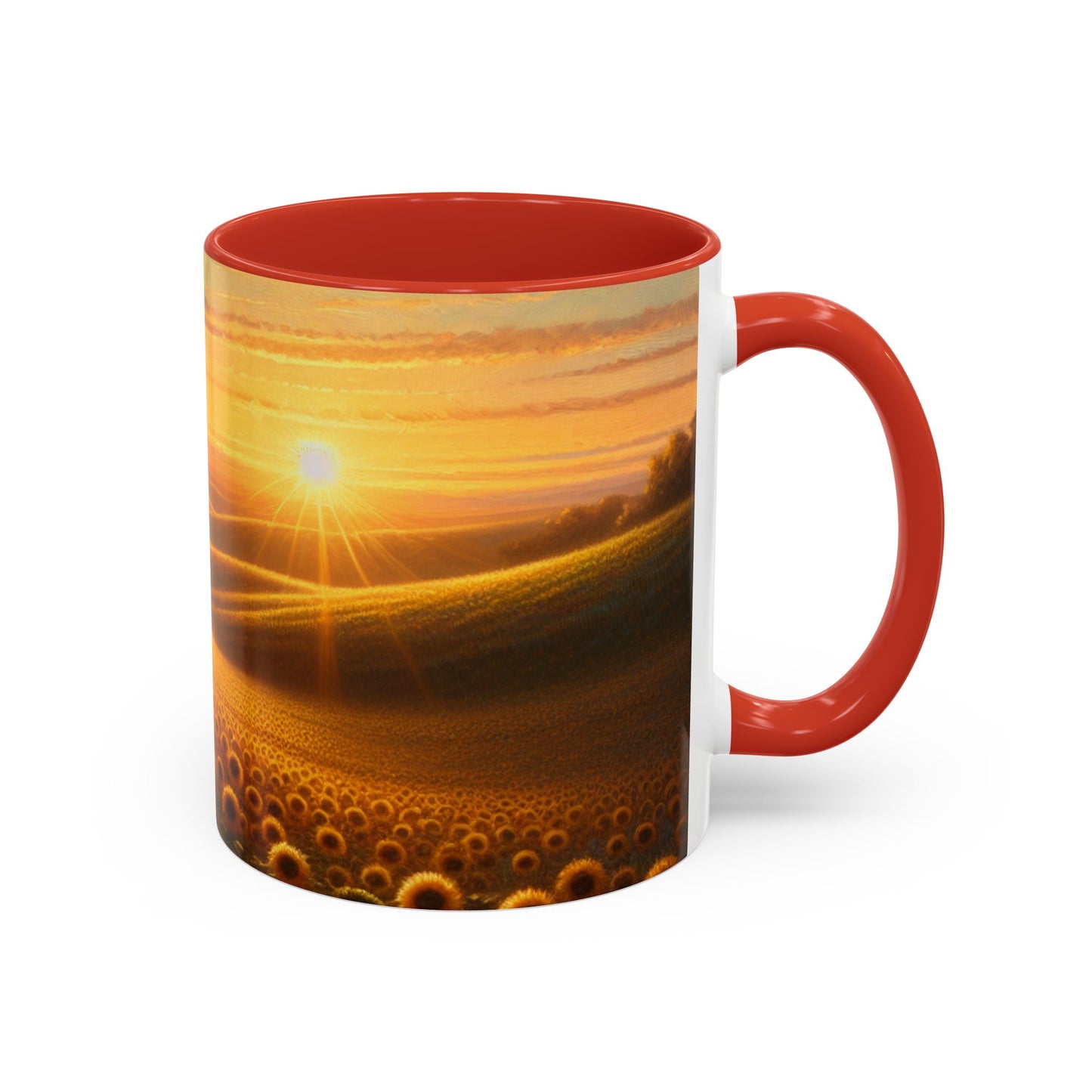 Golden Sunrise Harmony - Mugs