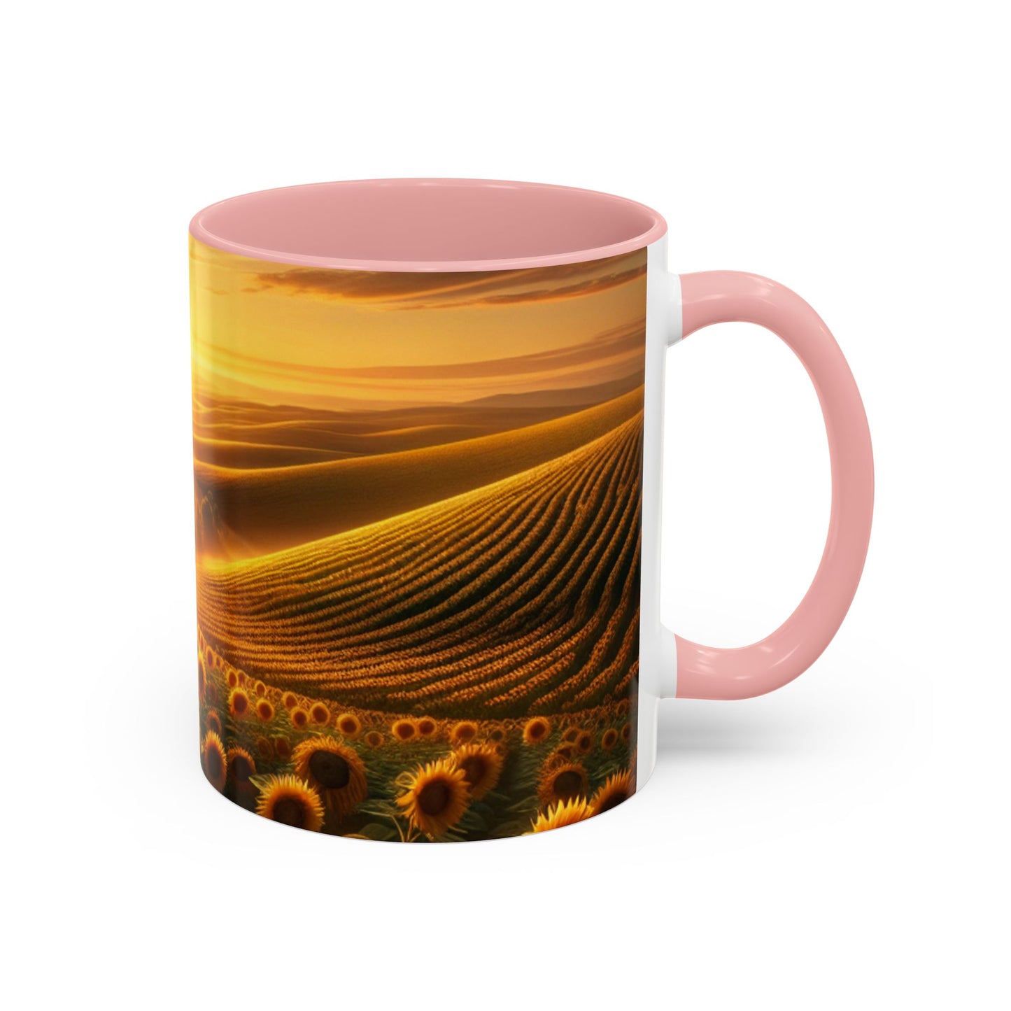 Amber Waves of Sunflower Majesty - Mugs
