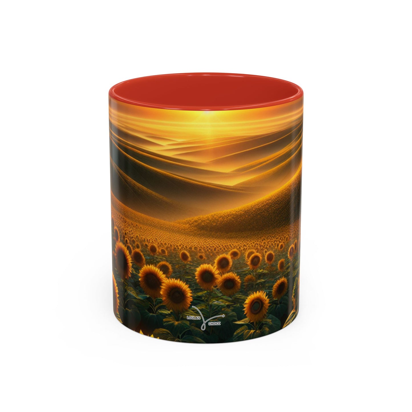 Amber Serenity Sunflower Fields - Mugs