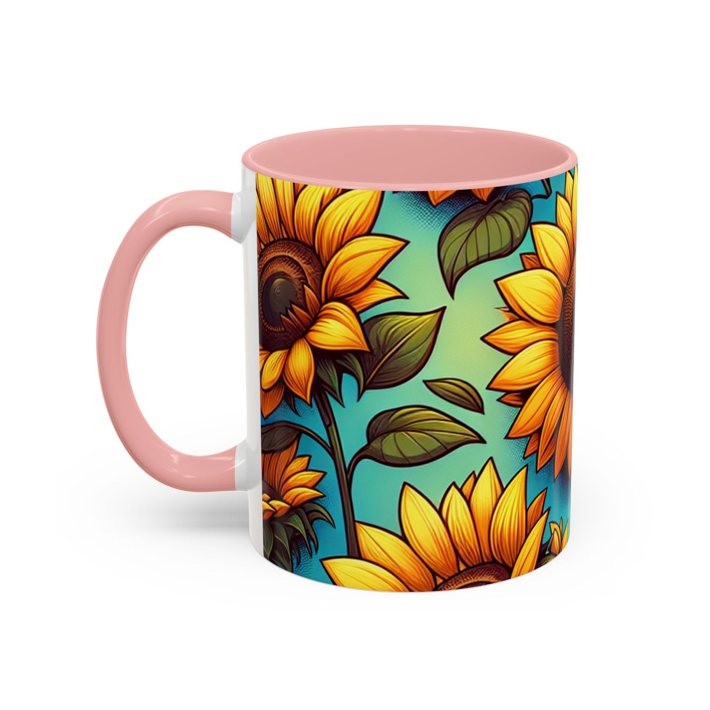 Sunlit Sunflower Bliss - Mugs