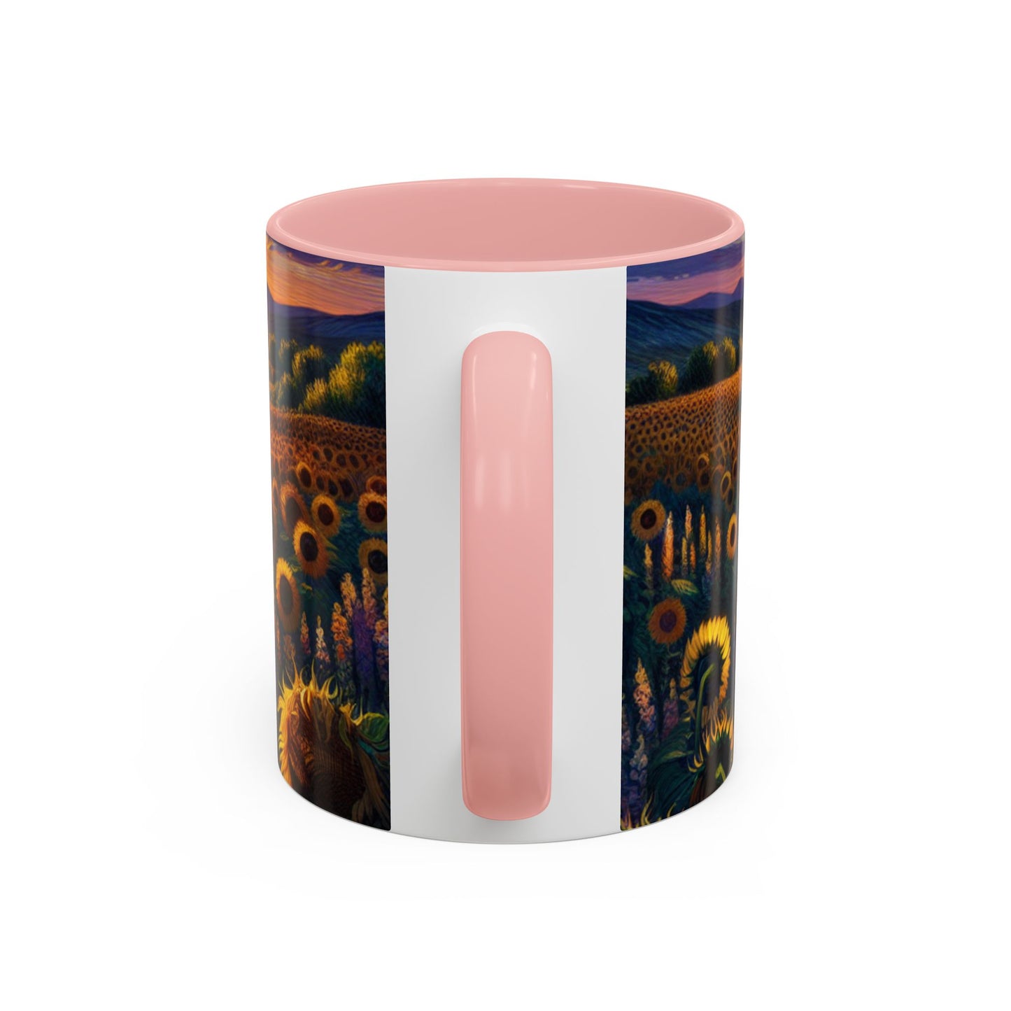 Sunset Serenade in Sunflower Valley - Mugs