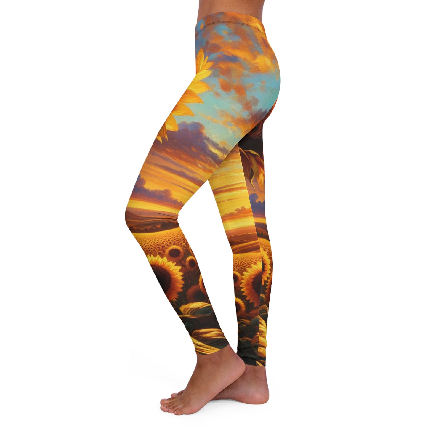 Sunset Amber Fields - Leggings