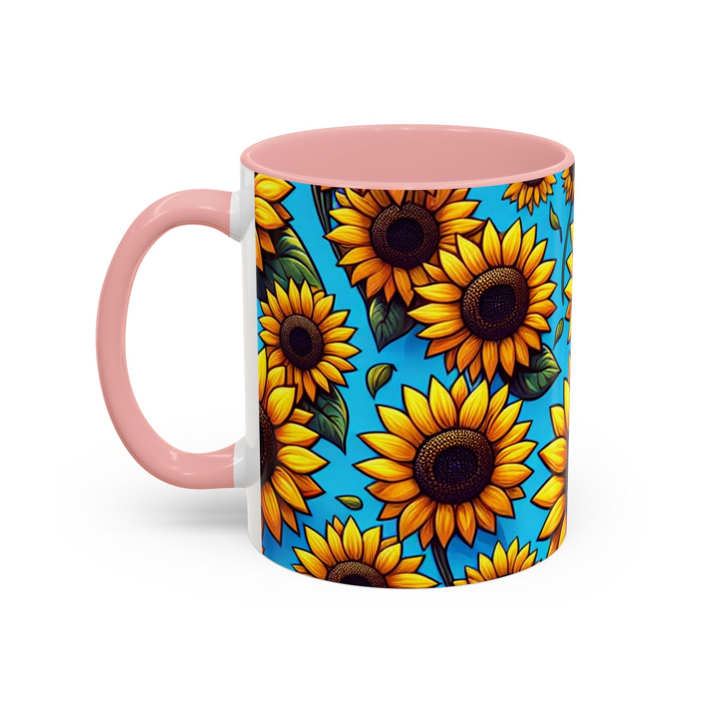 Azure Meadow Sunburst - Mugs