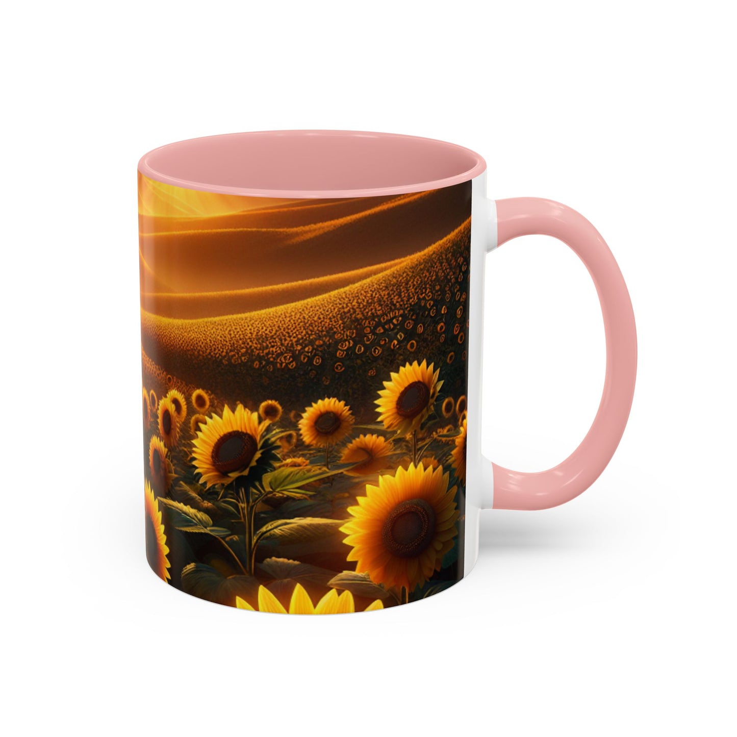 Amber Horizons Sunflower Array - Mugs