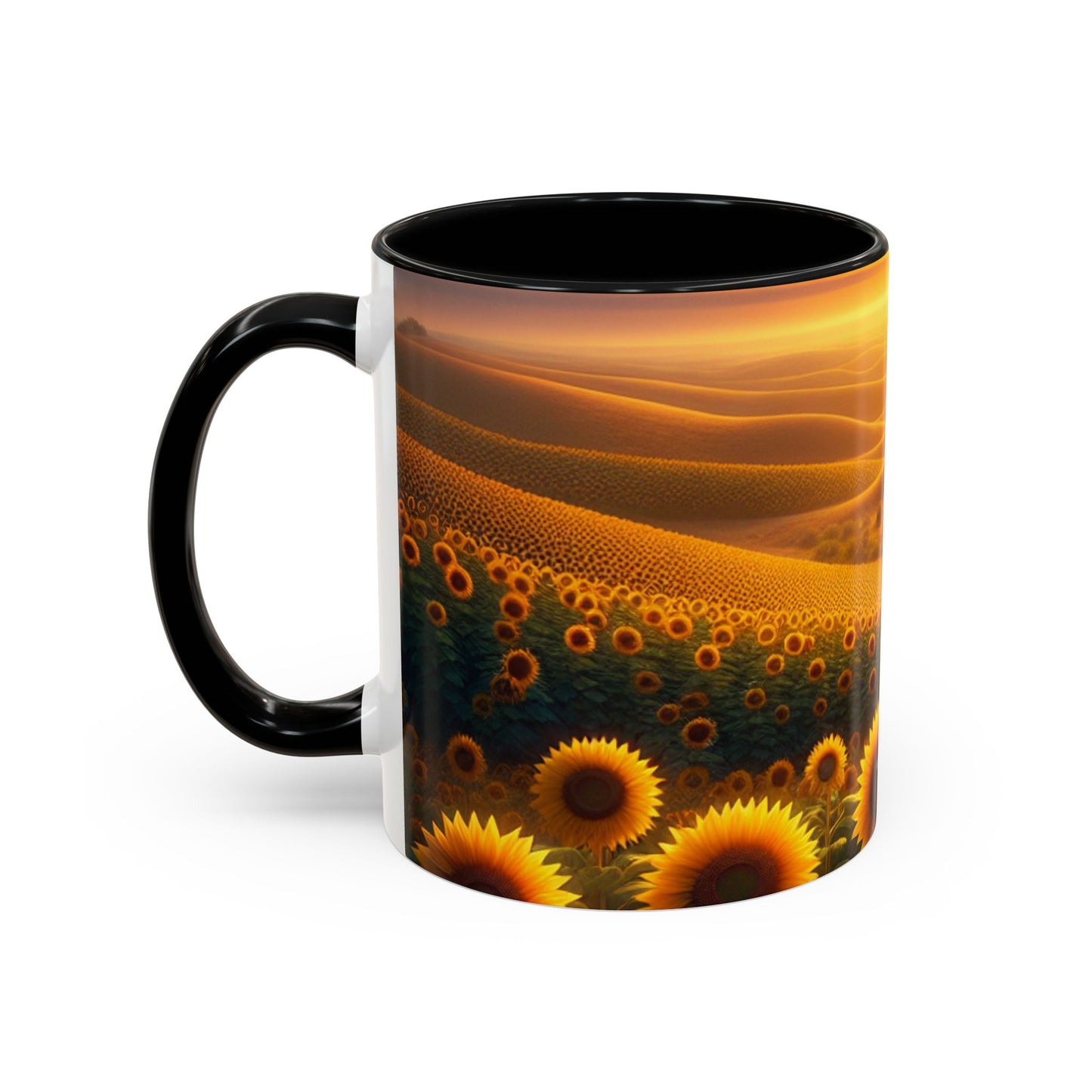 Amber Sunflower Expanse - Mugs