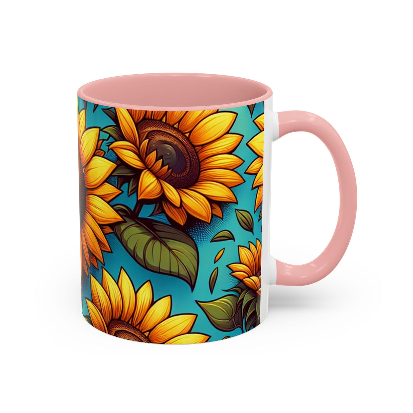 Sunlit Sunflower Bliss - Mugs