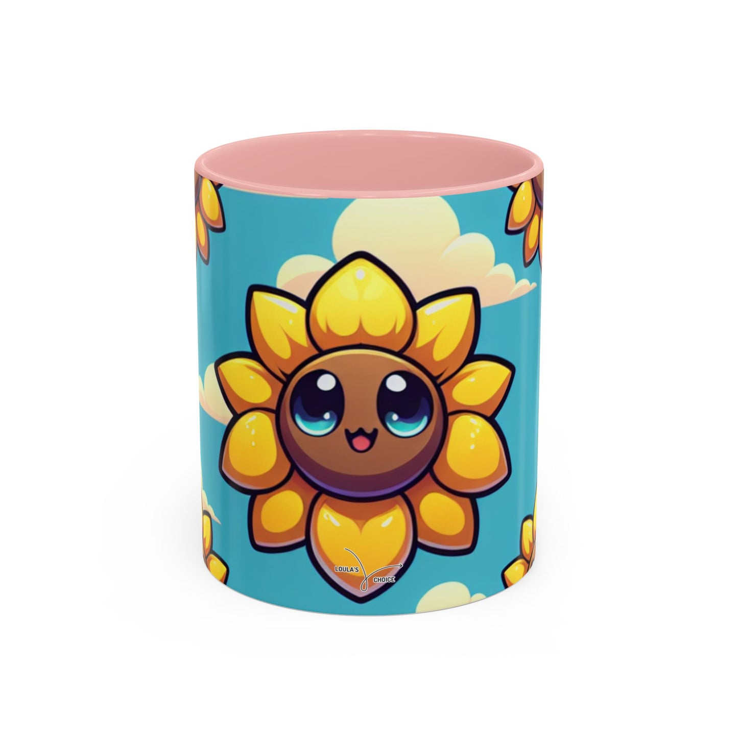 Sunny Smiles Skyward Pattern - Mugs