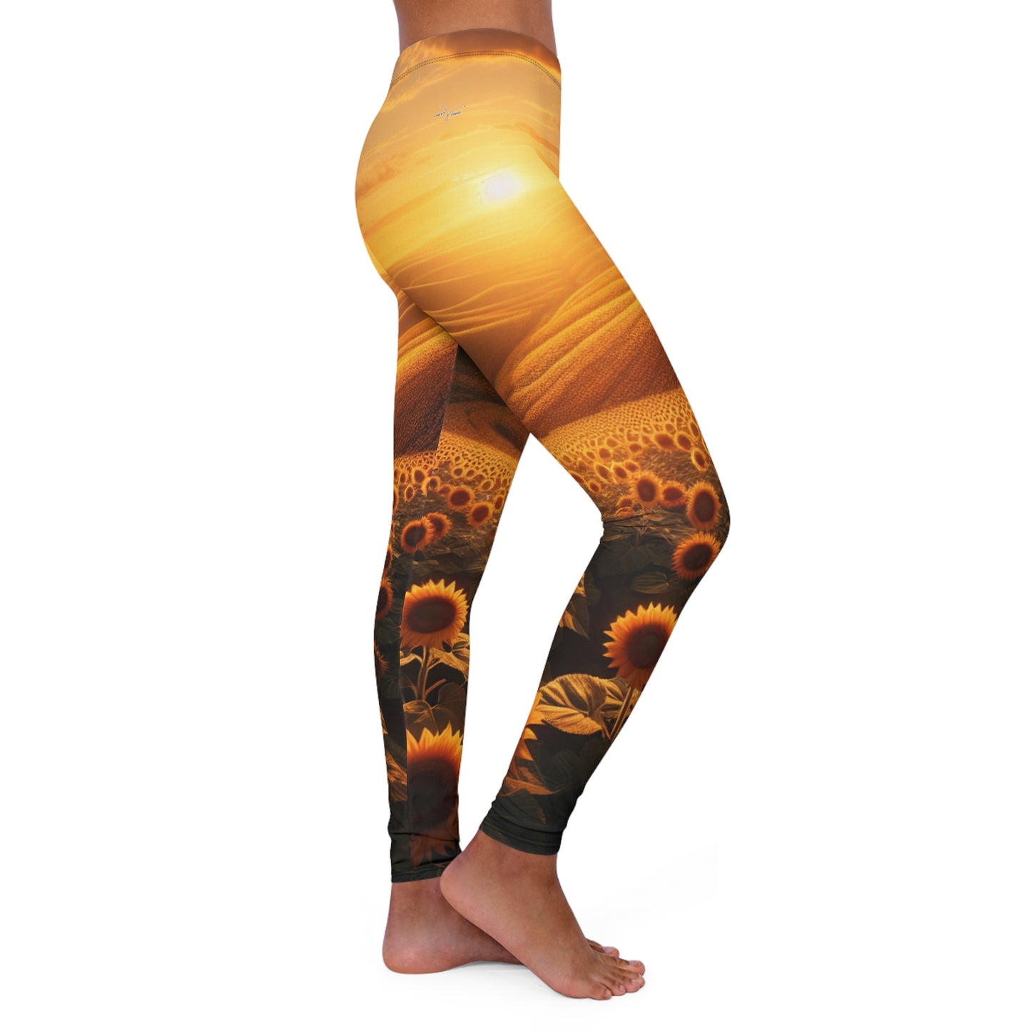 Amber Waves and Sunflower Bliss - Leggings