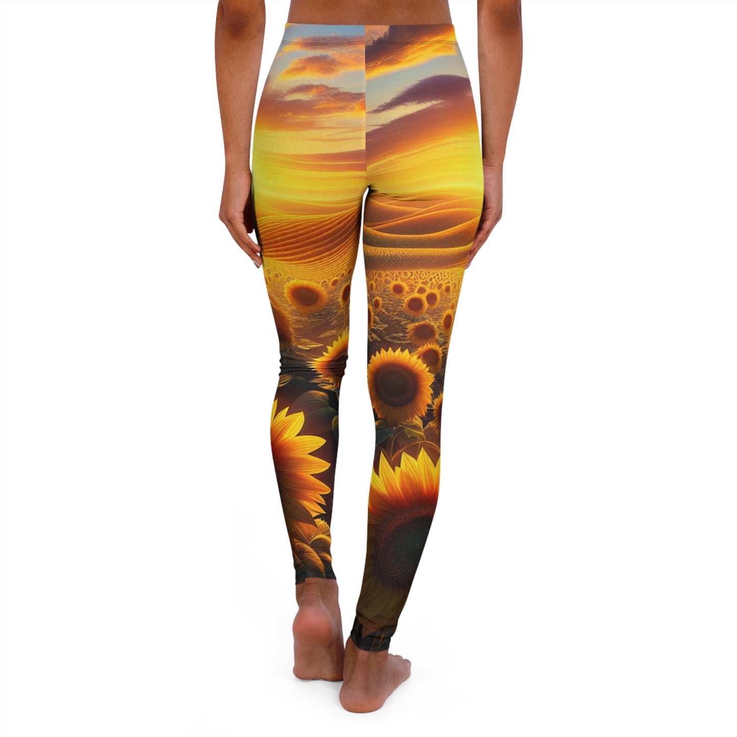 Amber Waves of Bloom - Leggings