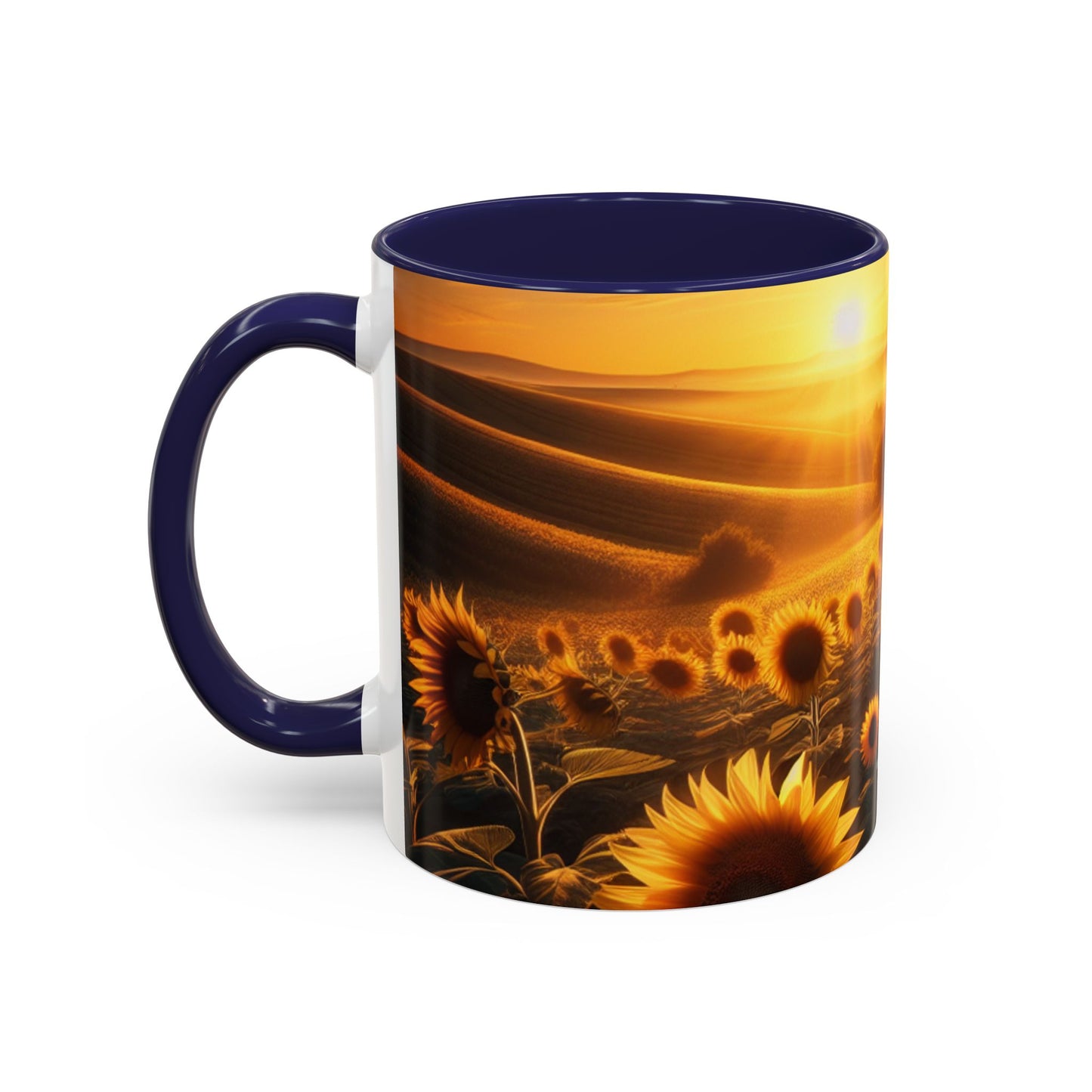 Golden Hour Sunflower Bliss - Mugs