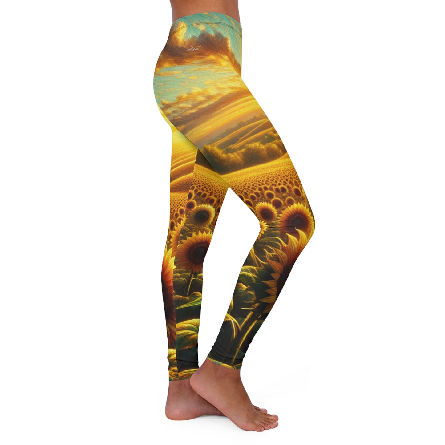 Sunset Serenade in the Sunflower Valley - Leggings