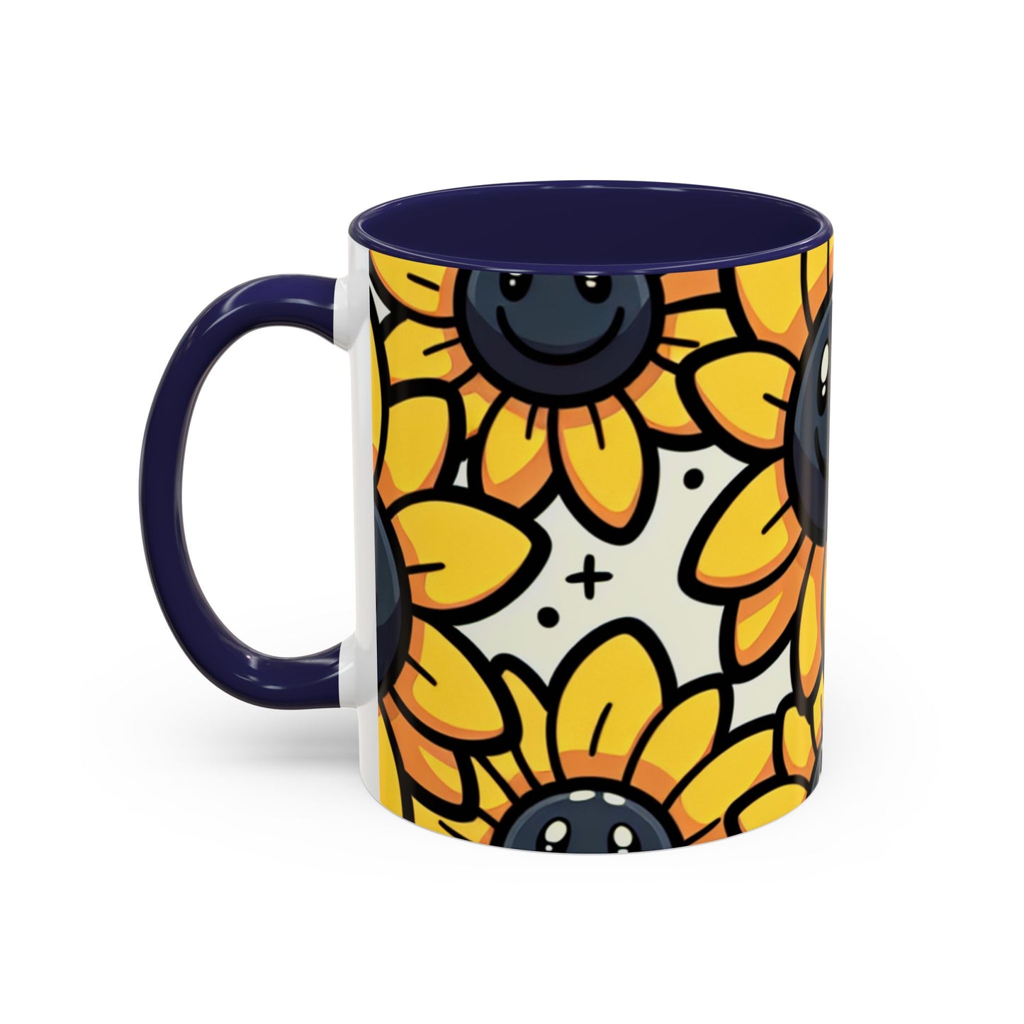 Sunshine Smiles Blossom Pattern - Mugs