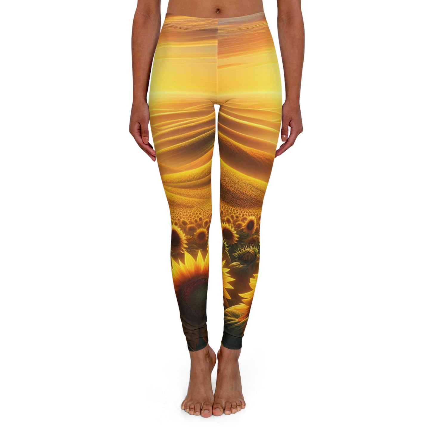 Amber Sunflower Harvest - Leggings