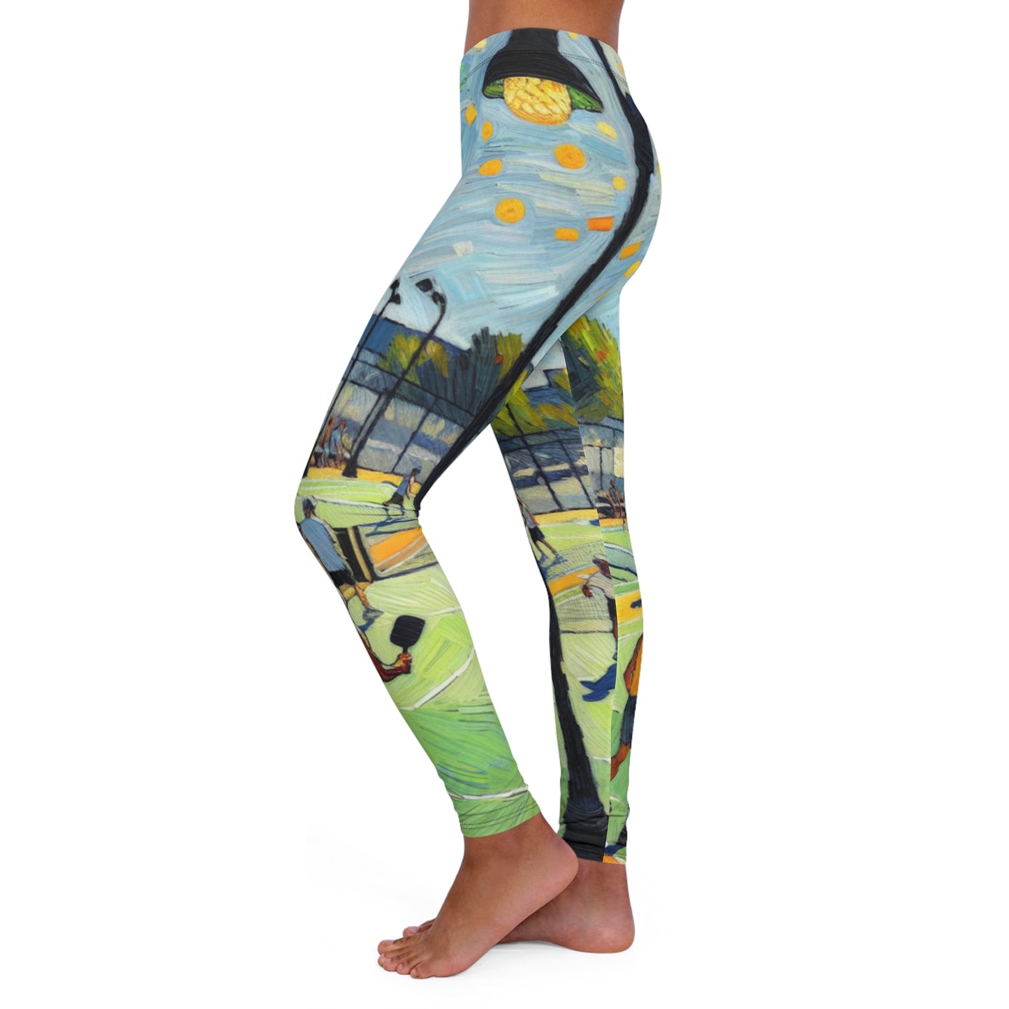 Sunlit Pickleball Whimsy - Leggings