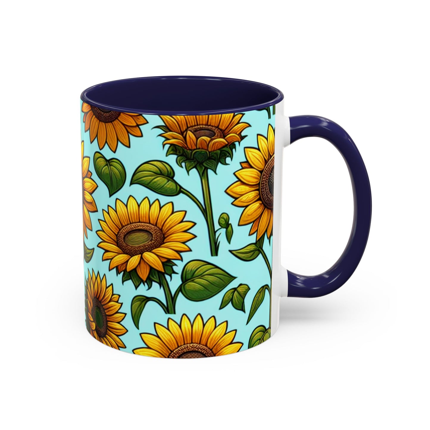 Sunny Meadow Sunflower Bloom - Mugs