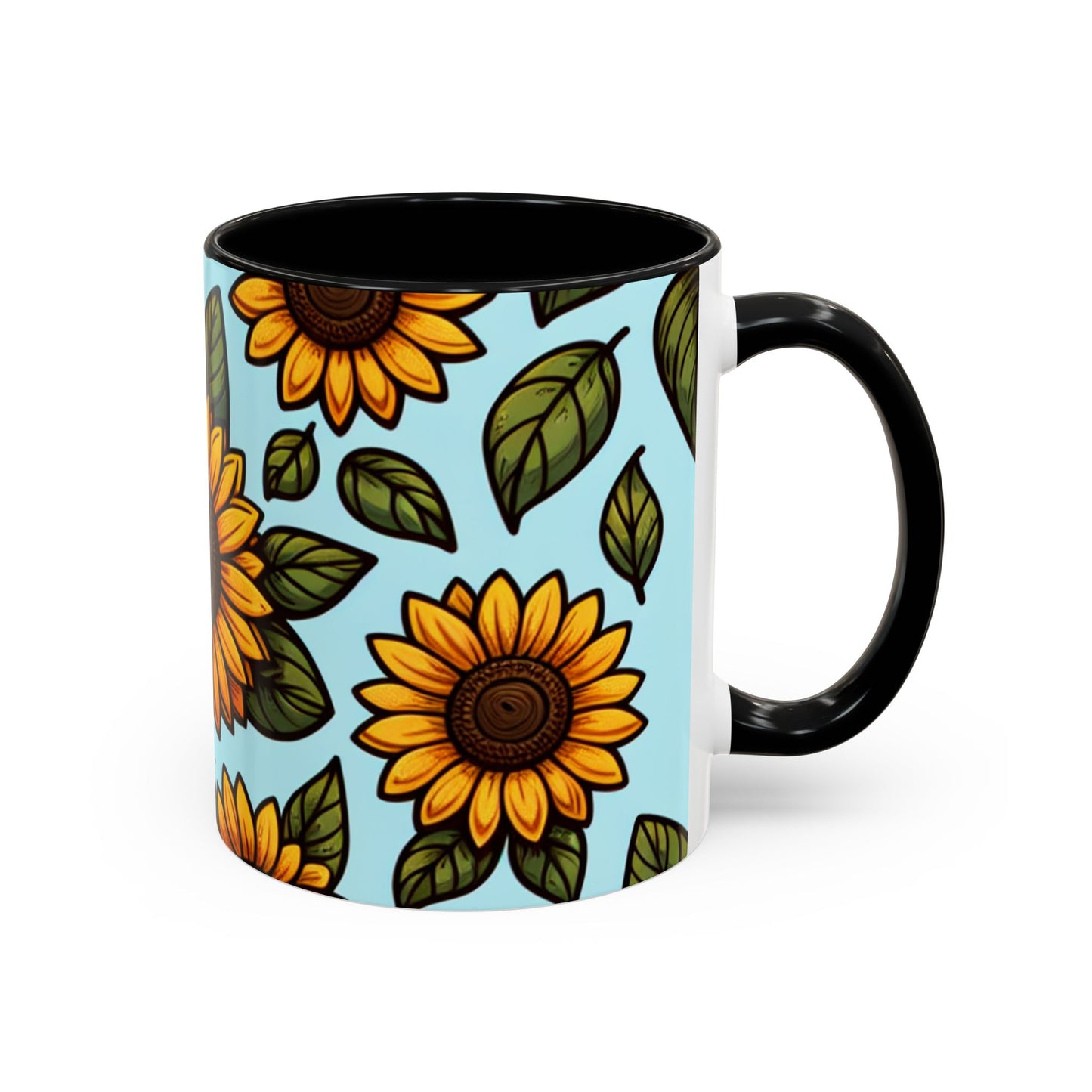 Sunshine Meadow Sunflower Array - Mugs