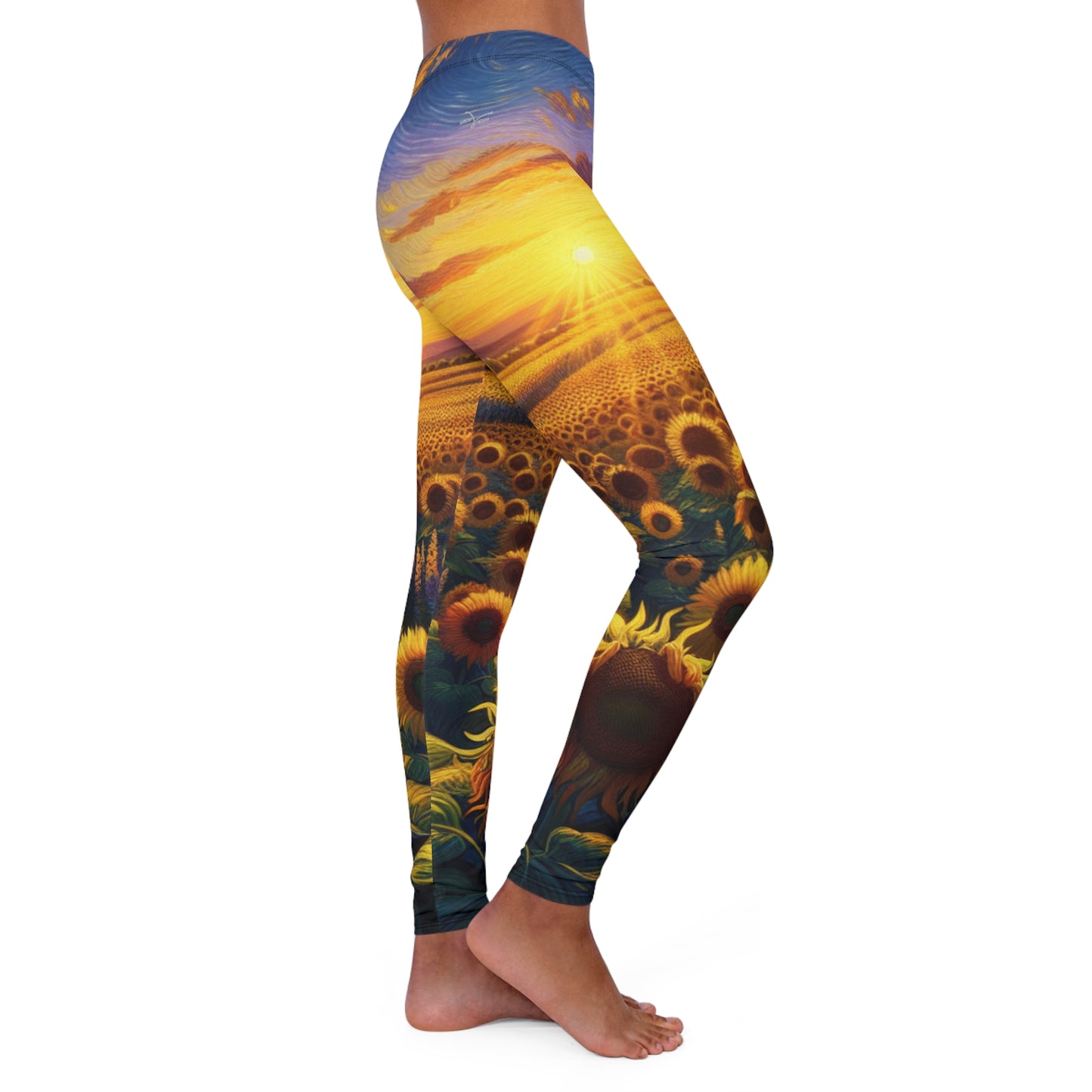 Sunset Serenade in Sunflower Valley - Leggings