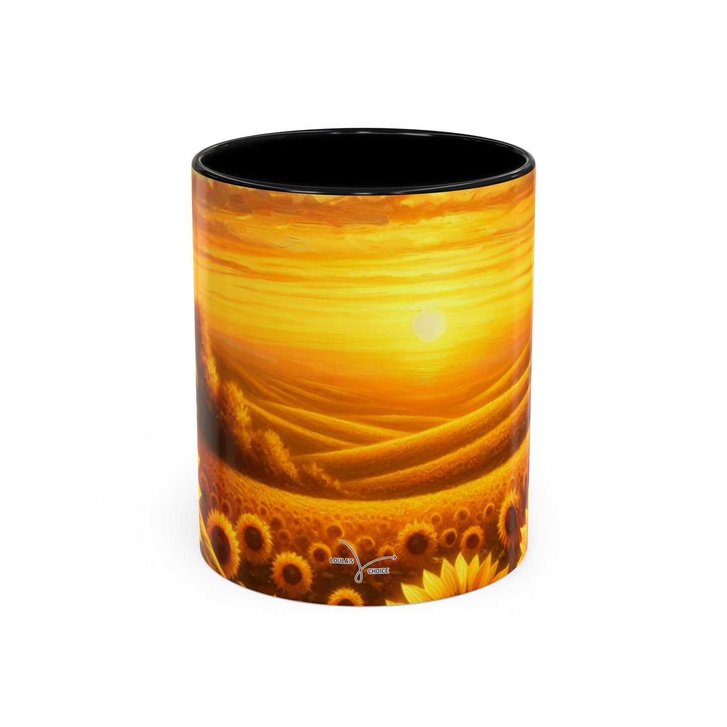 Golden Sunflower Majesty - Mugs