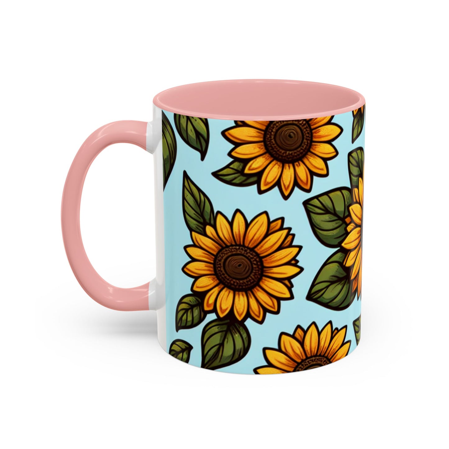 Sunshine Meadow Sunflower Array - Mugs