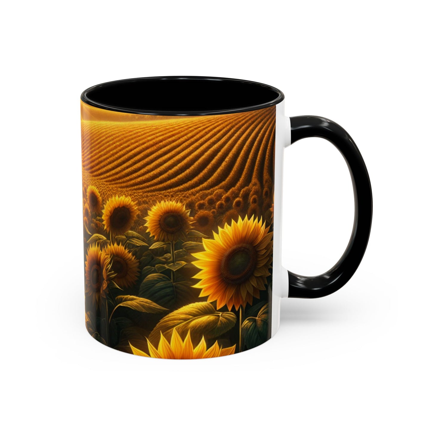 Golden Solstice Blossom - Mugs